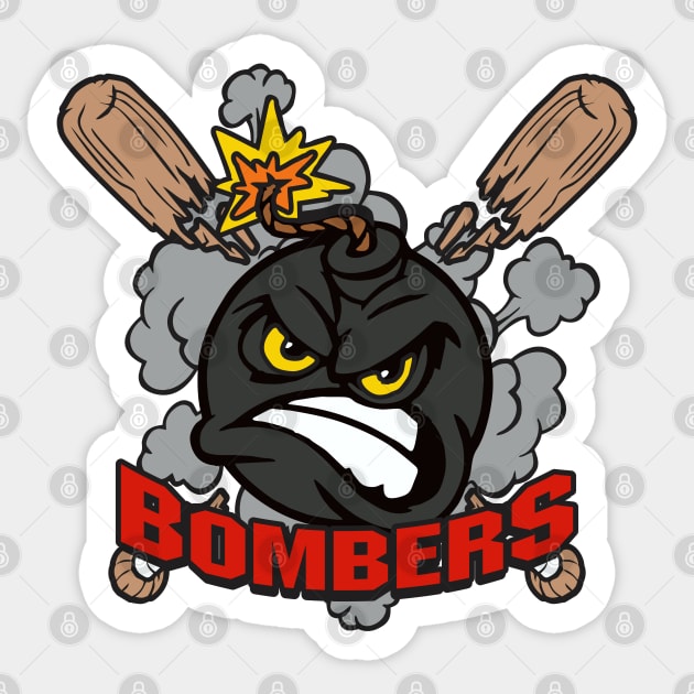 Bombers Sticker by DavesTees